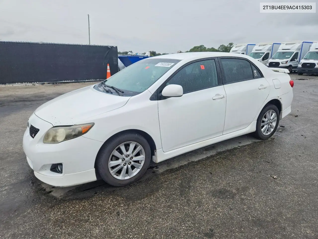 TOYOTA COROLLA 2010, VIN 2T1BU4EE9AC415303