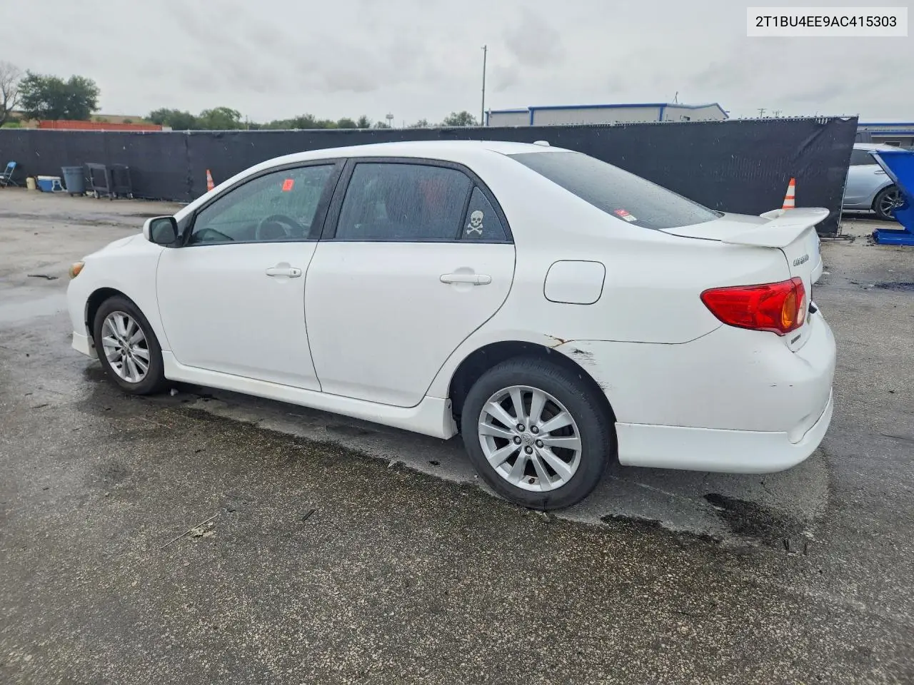 2010 TOYOTA COROLLA VIN 2T1BU4EE9AC415303 — фото 2