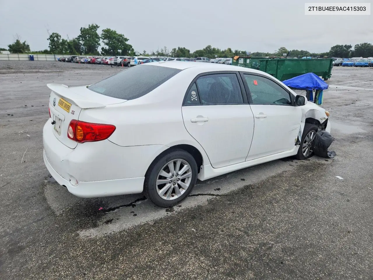 2010 TOYOTA COROLLA VIN 2T1BU4EE9AC415303 — фото 3
