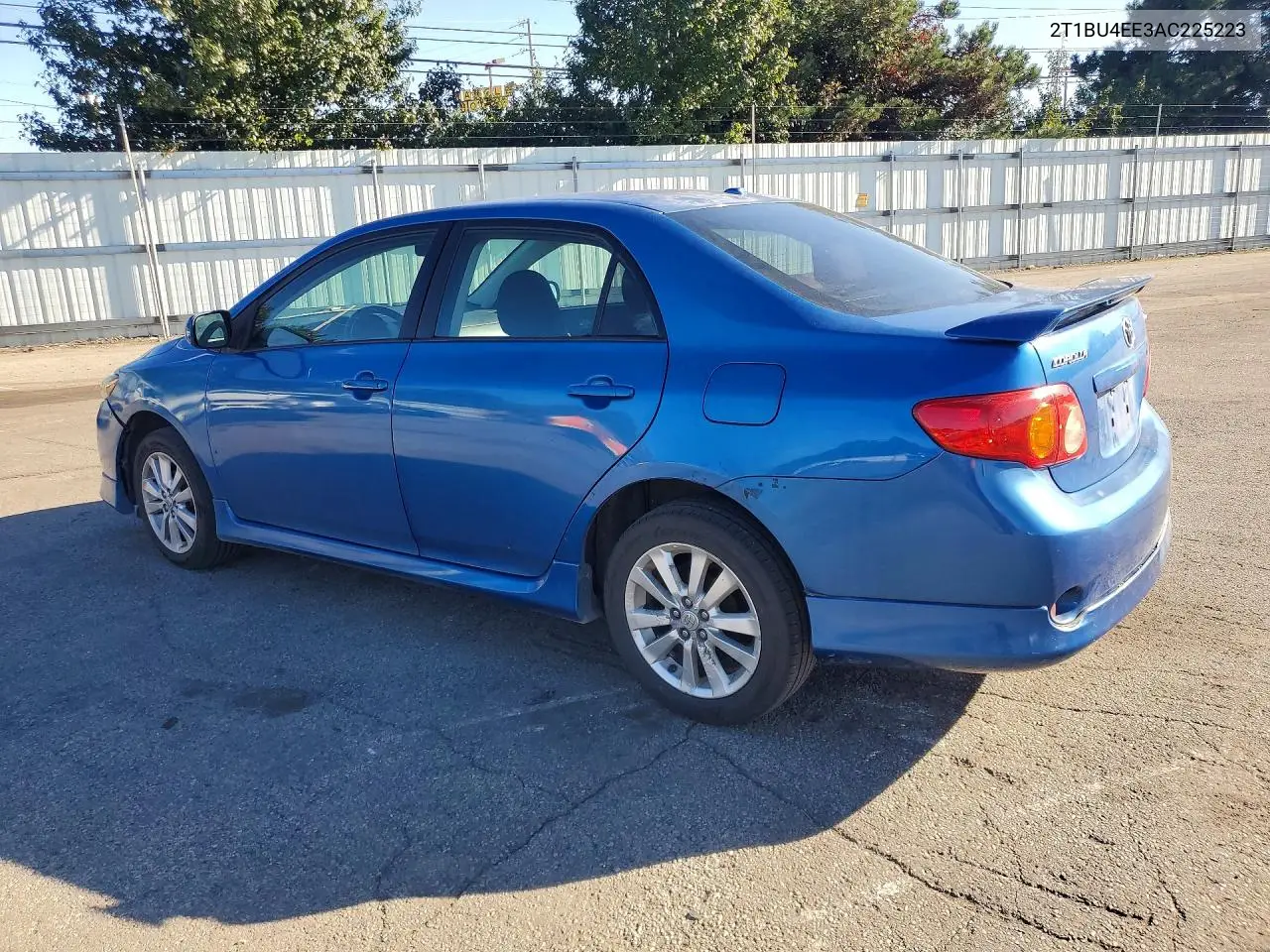 2010 TOYOTA COROLLA VIN 2T1BU4EE3AC225223 — фото 2
