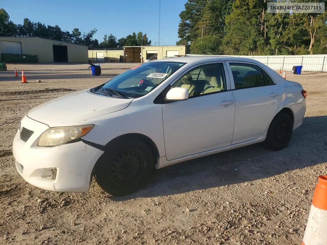 TOYOTA COROLLA 2010, VIN 1NXBU4EE7AZ237115