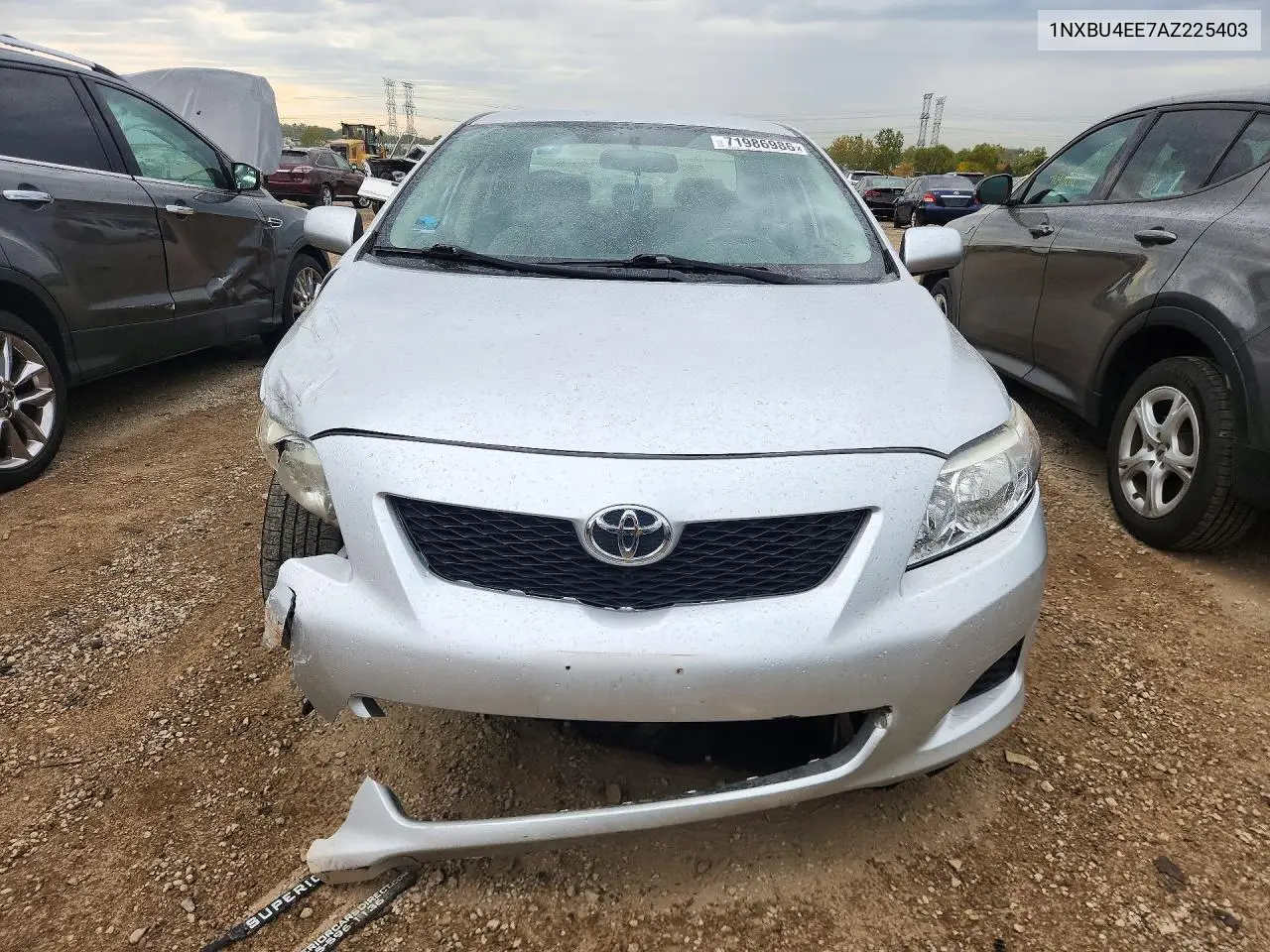 2010 TOYOTA COROLLA VIN 1NXBU4EE7AZ225403 — фото 5