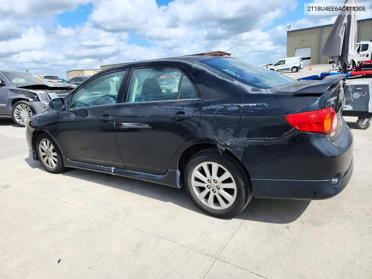2010 TOYOTA COROLLA VIN 2T1BU4EE6AC418305 — фото 2