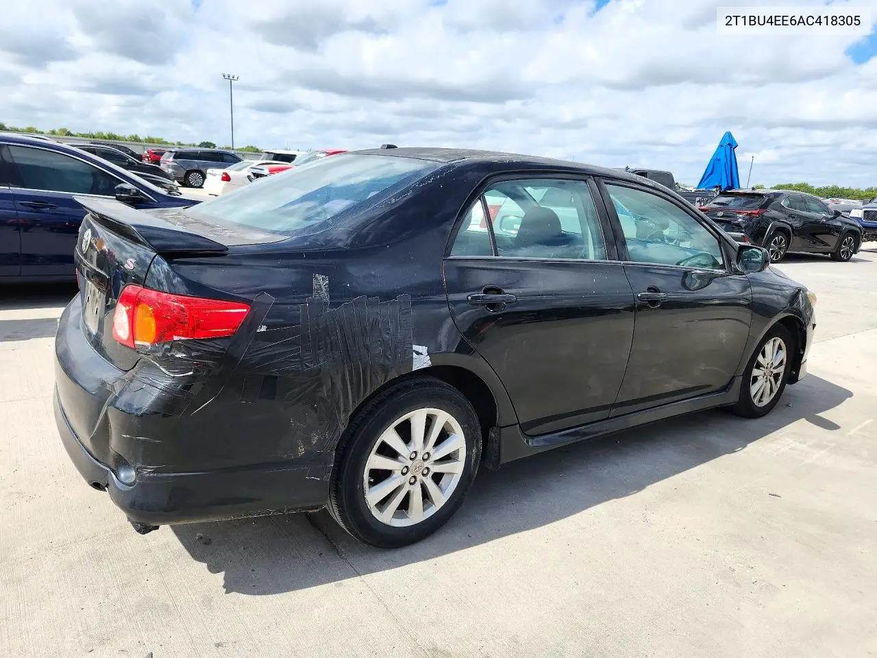 2010 TOYOTA COROLLA VIN 2T1BU4EE6AC418305 — фото 3