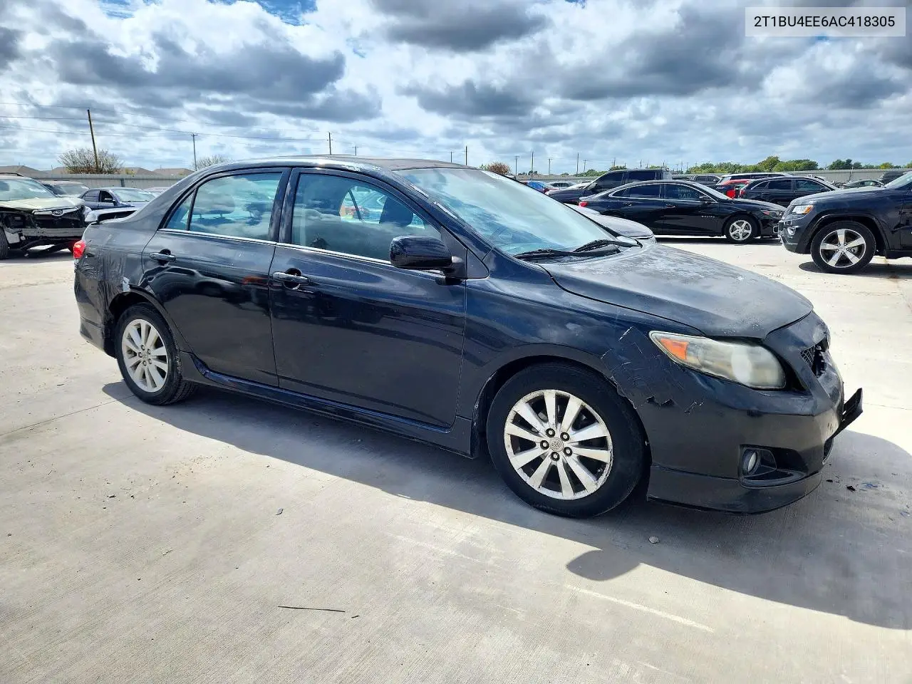 2010 TOYOTA COROLLA VIN 2T1BU4EE6AC418305 — фото 4