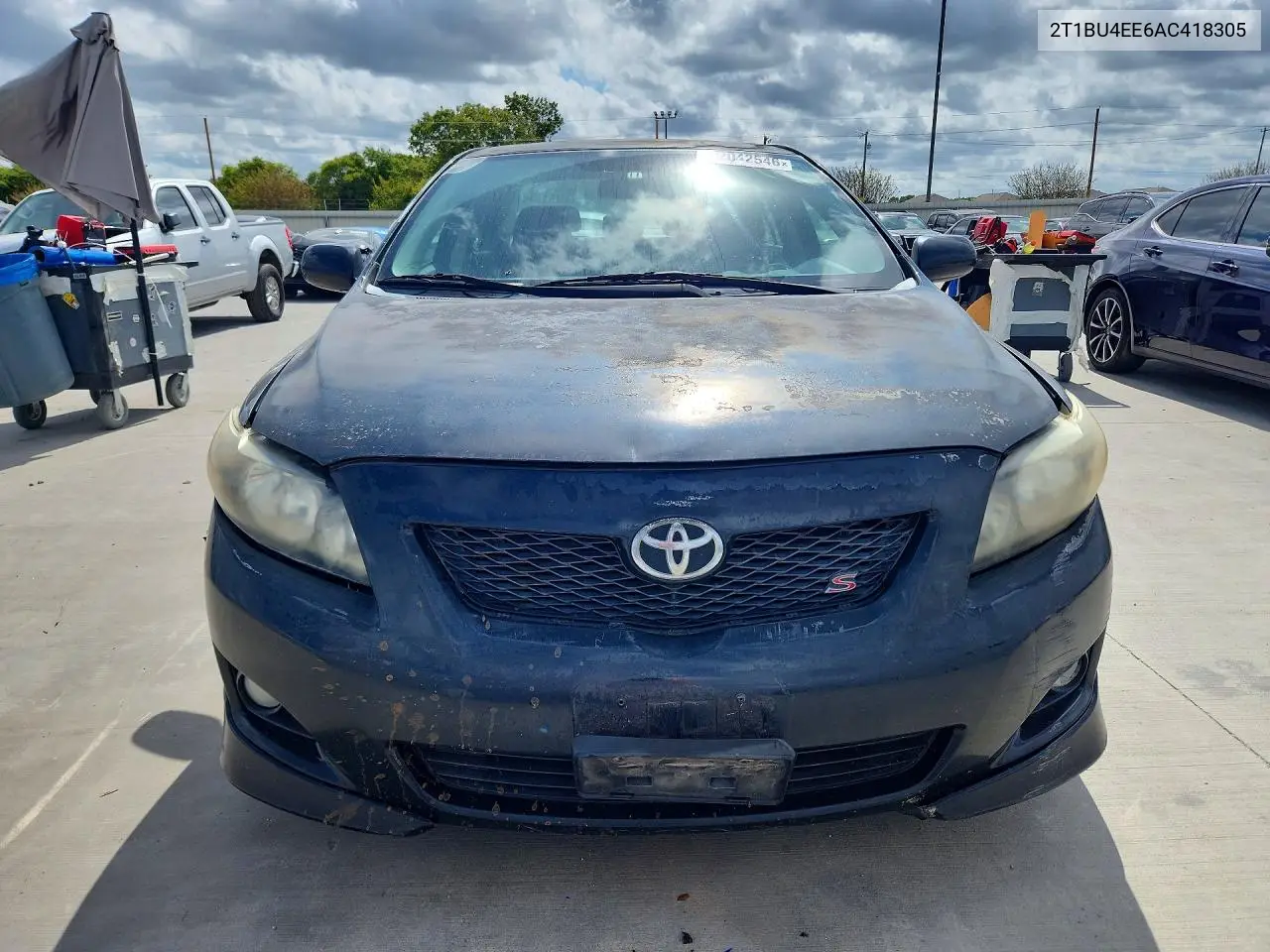 2010 TOYOTA COROLLA VIN 2T1BU4EE6AC418305 — фото 5