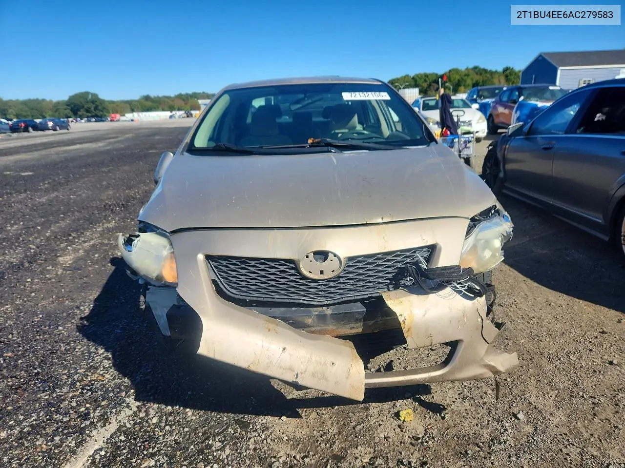 2010 TOYOTA COROLLA VIN 2T1BU4EE6AC279583 — фото 5