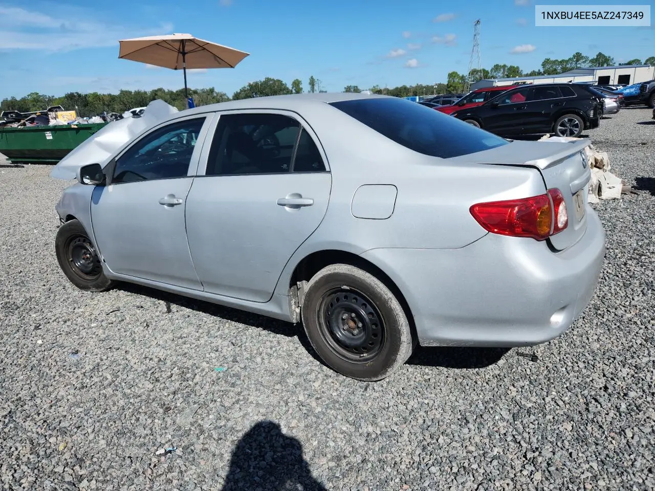 2010 TOYOTA COROLLA VIN 1NXBU4EE5AZ247349 — фото 2