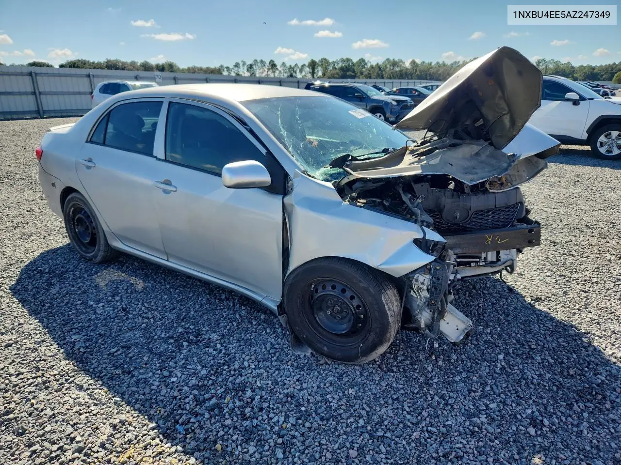 2010 TOYOTA COROLLA VIN 1NXBU4EE5AZ247349 — фото 4