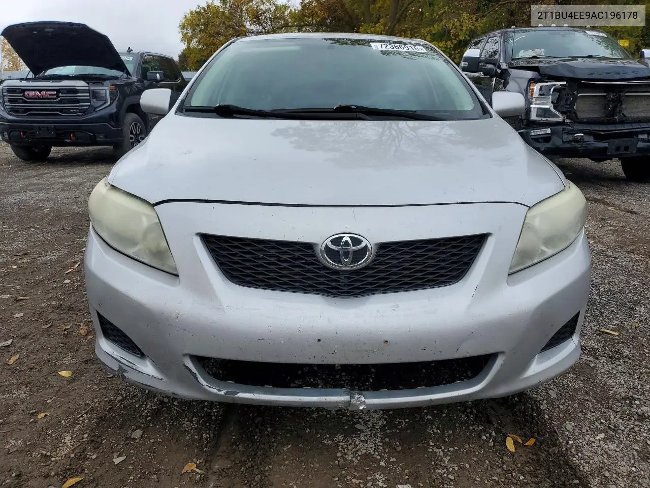 2010 TOYOTA COROLLA VIN 2T1BU4EE9AC196178 — фото 5