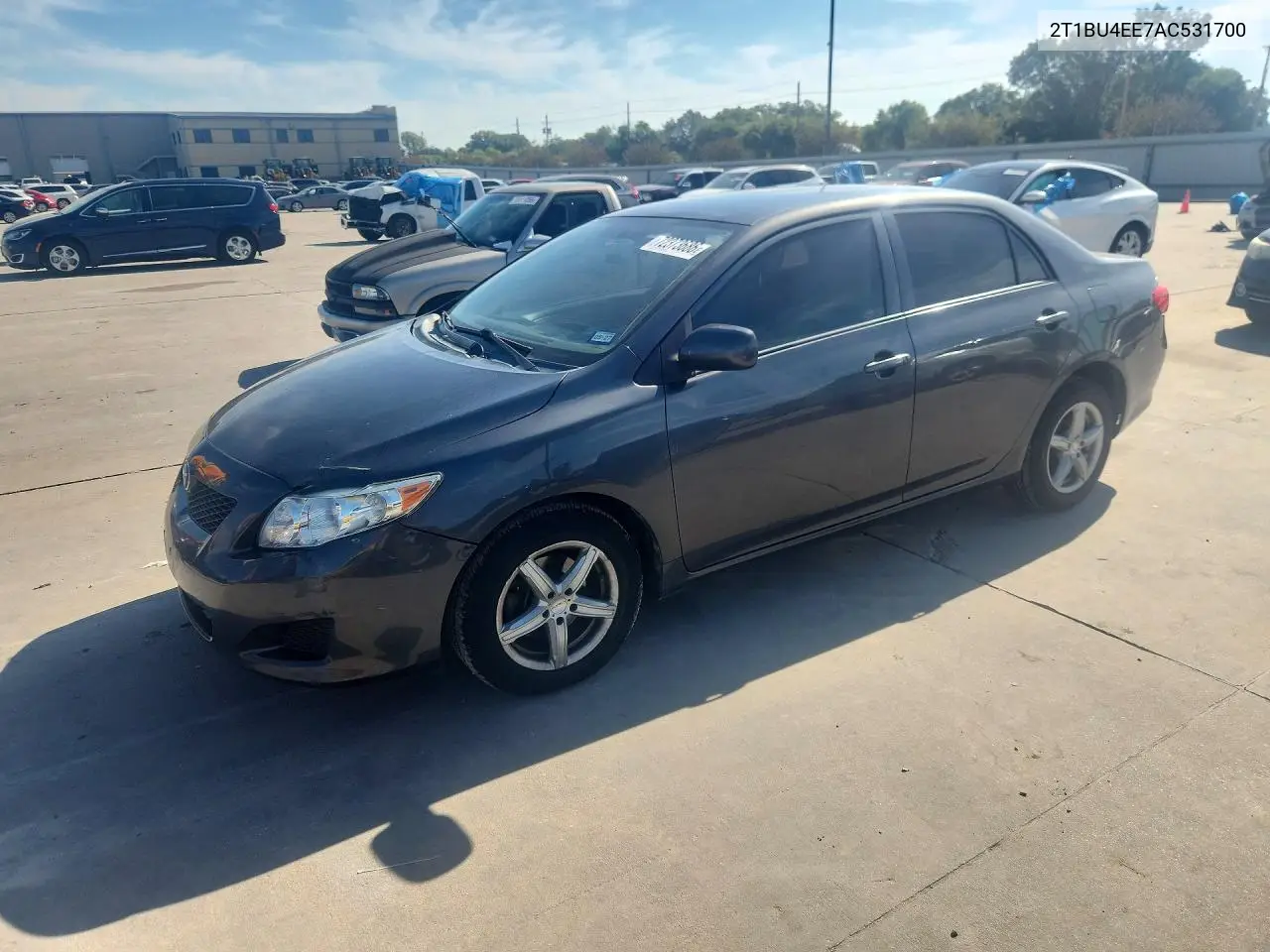 TOYOTA COROLLA 2010, VIN 2T1BU4EE7AC531700