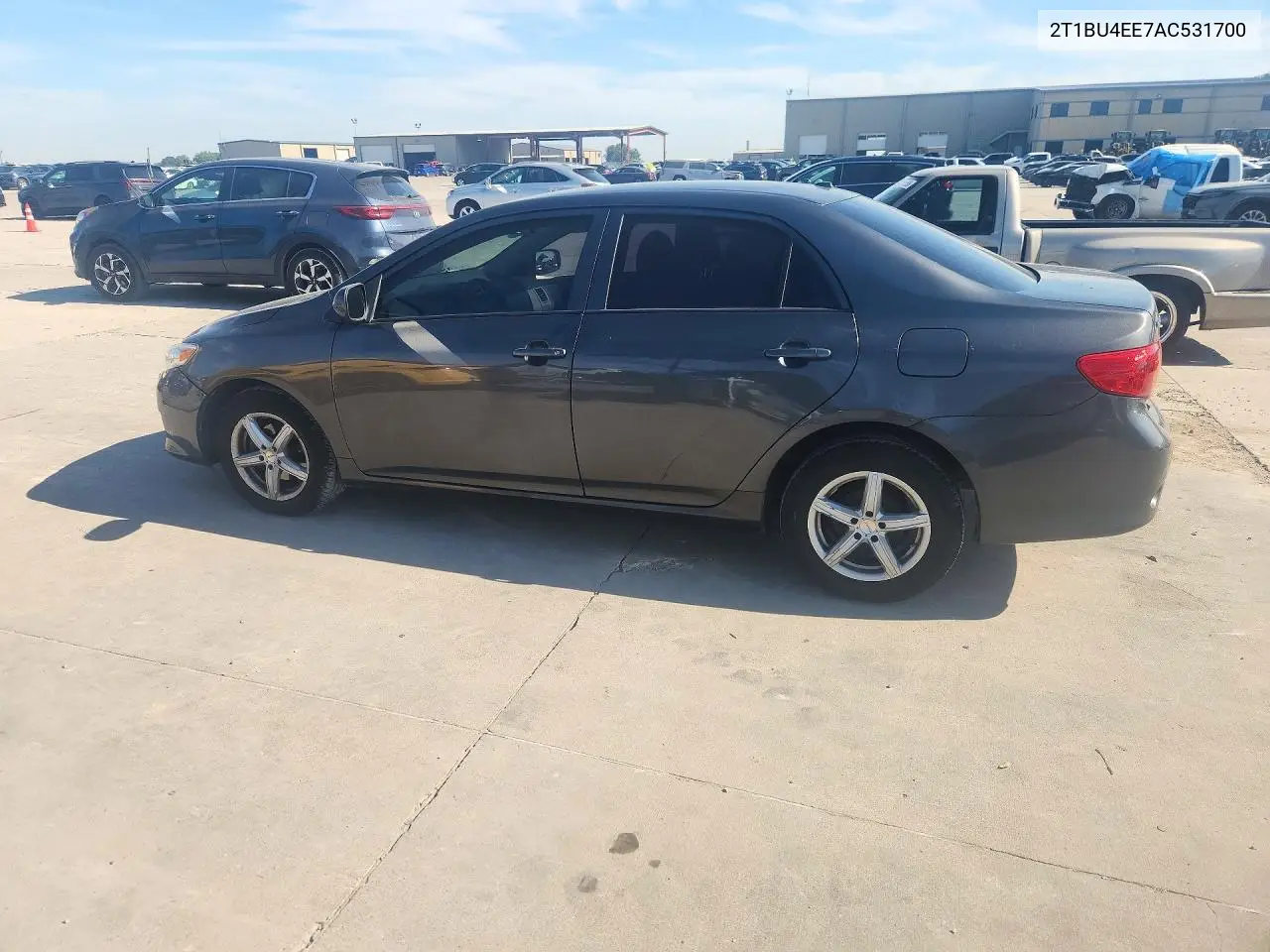 2010 TOYOTA COROLLA VIN 2T1BU4EE7AC531700 — фото 2