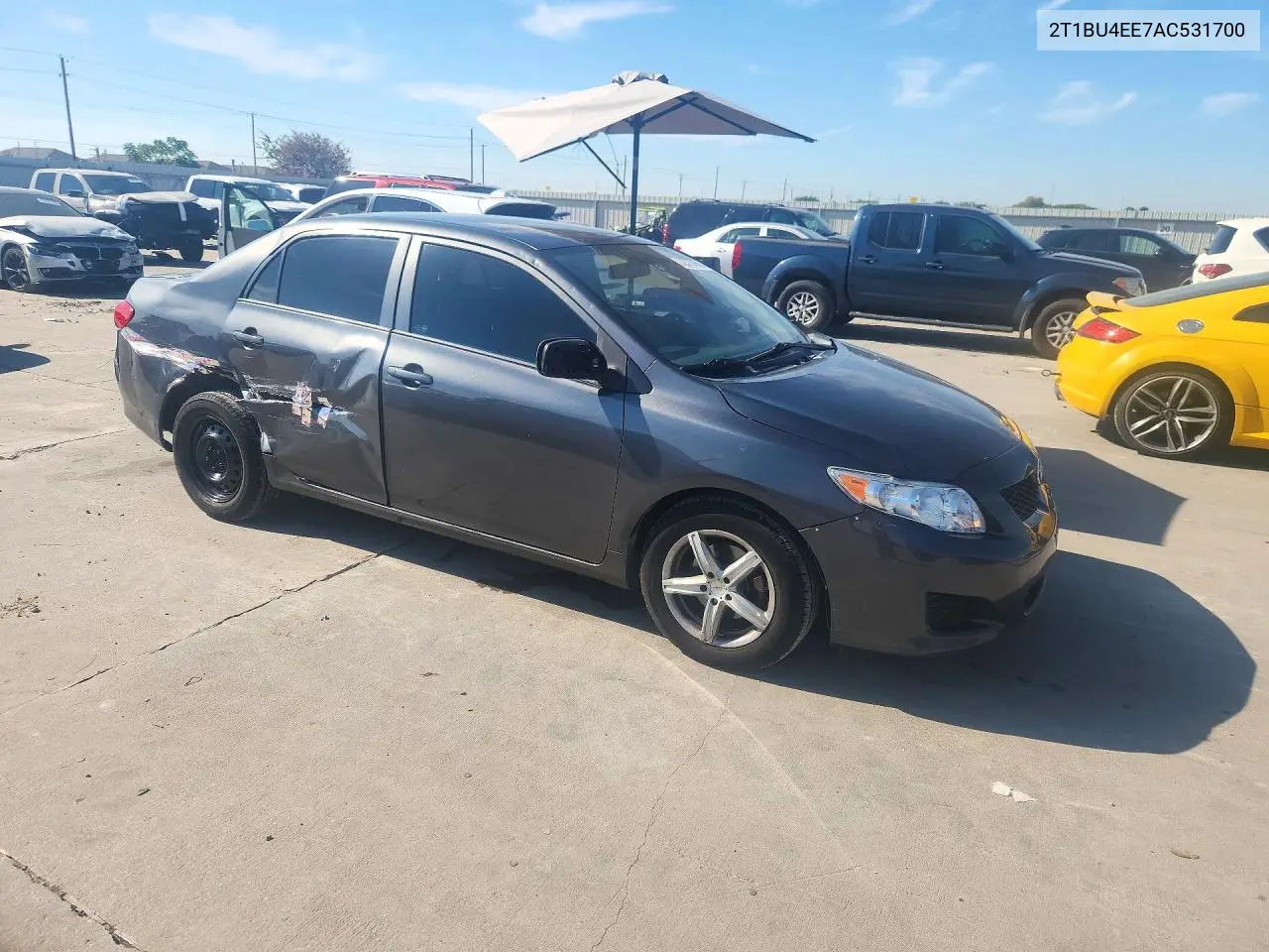 2010 TOYOTA COROLLA VIN 2T1BU4EE7AC531700 — фото 4