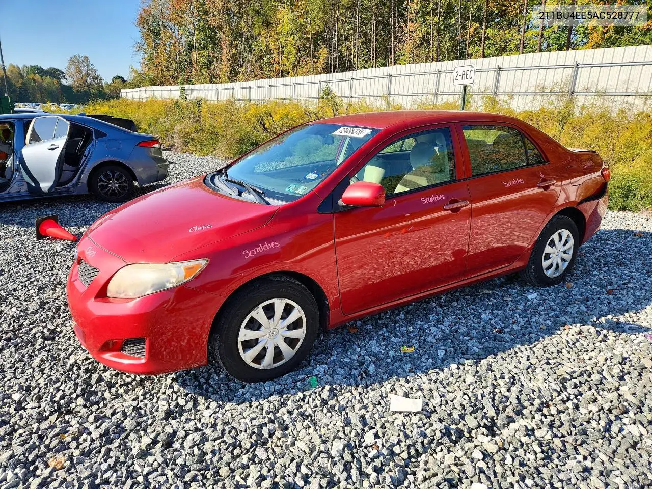 TOYOTA COROLLA 2010, VIN 2T1BU4EE5AC528777