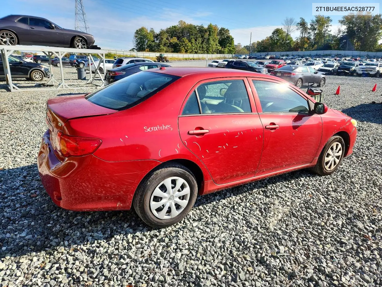 2010 TOYOTA COROLLA VIN 2T1BU4EE5AC528777 — фото 3