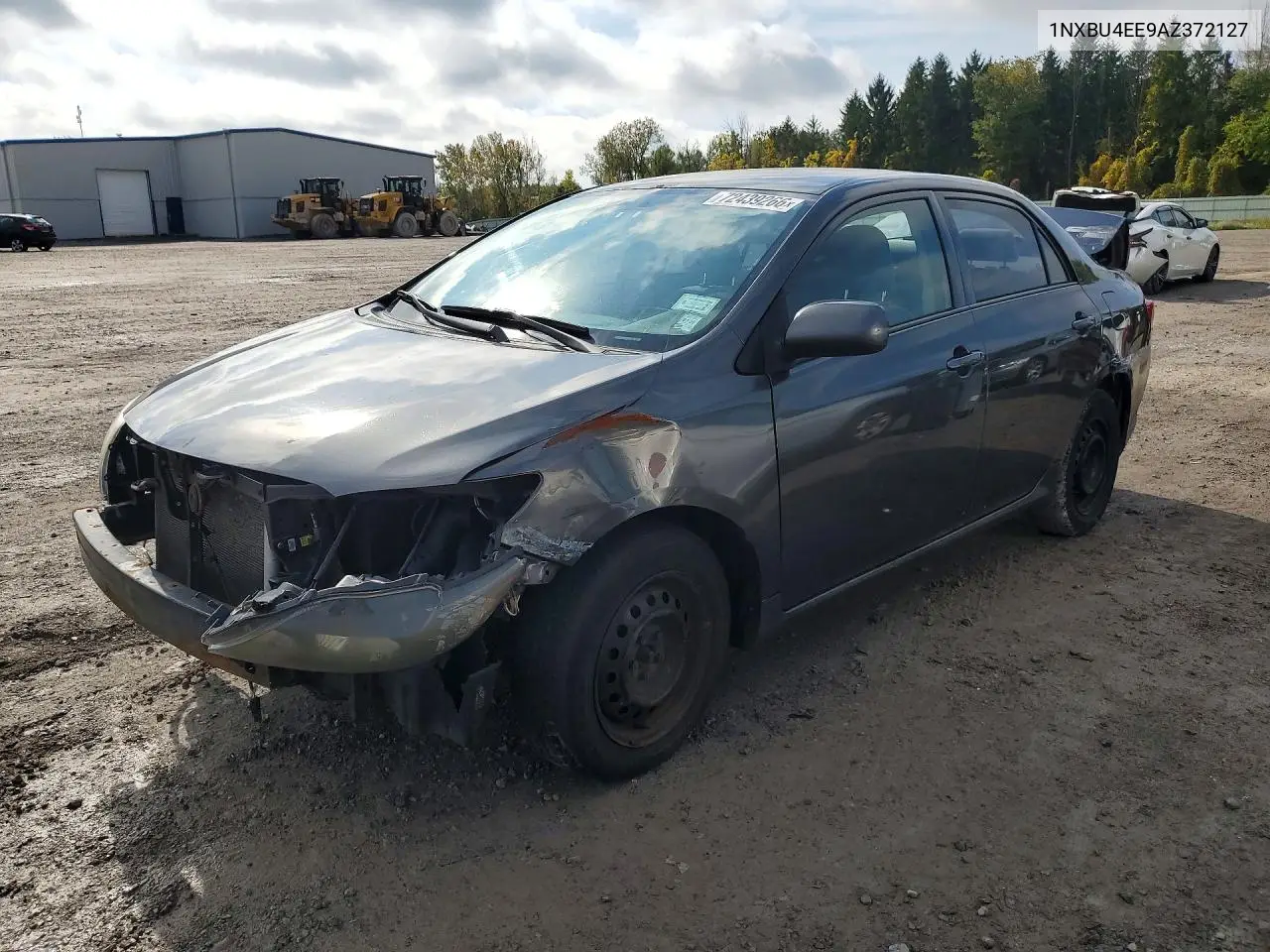 TOYOTA COROLLA 2010, VIN 1NXBU4EE9AZ372127