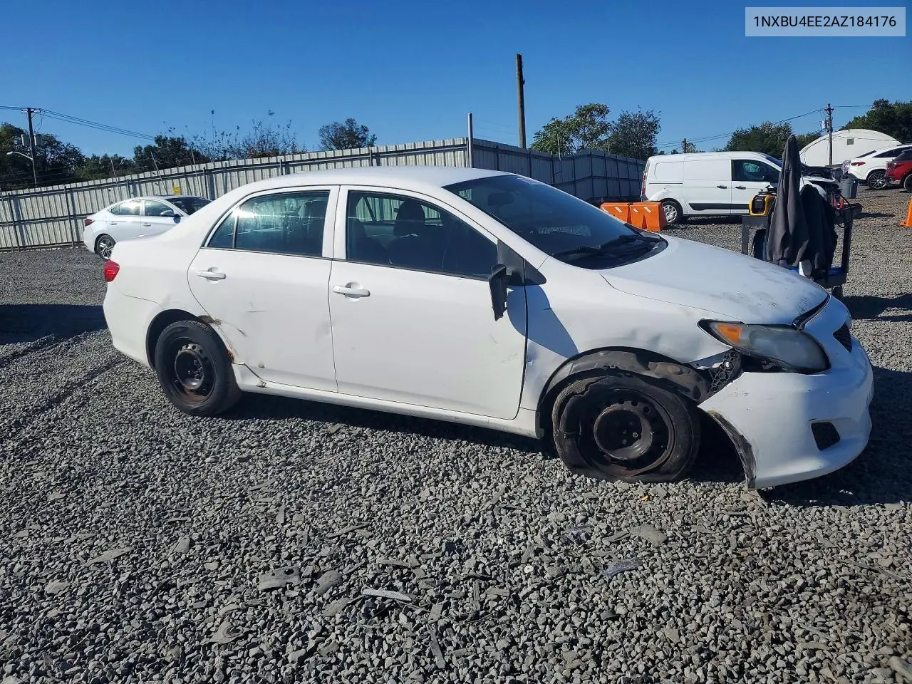 2010 TOYOTA COROLLA VIN 1NXBU4EE2AZ184176 — фото 4