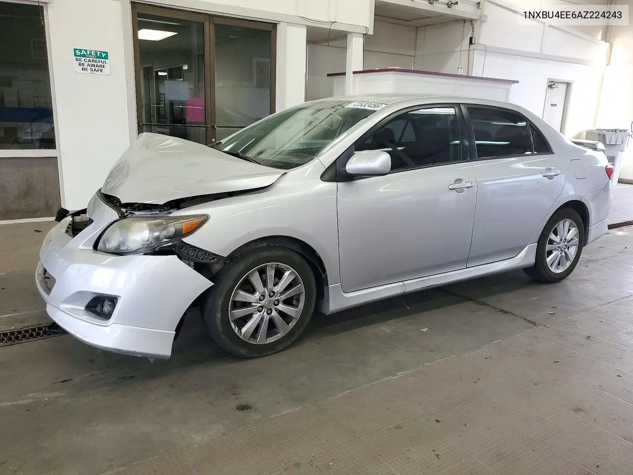 TOYOTA COROLLA 2010, VIN 1NXBU4EE6AZ224243