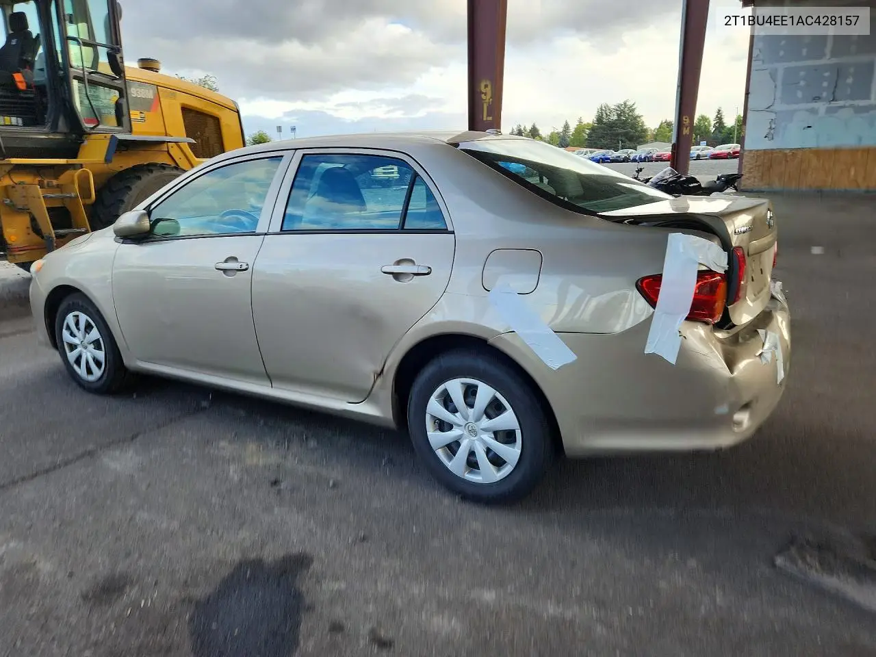 2010 TOYOTA COROLLA VIN 2T1BU4EE1AC428157 — фото 2