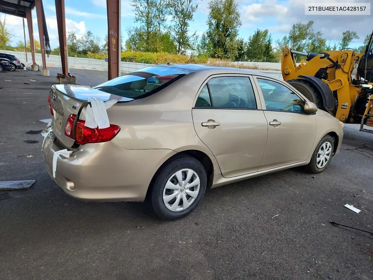 2010 TOYOTA COROLLA VIN 2T1BU4EE1AC428157 — фото 3