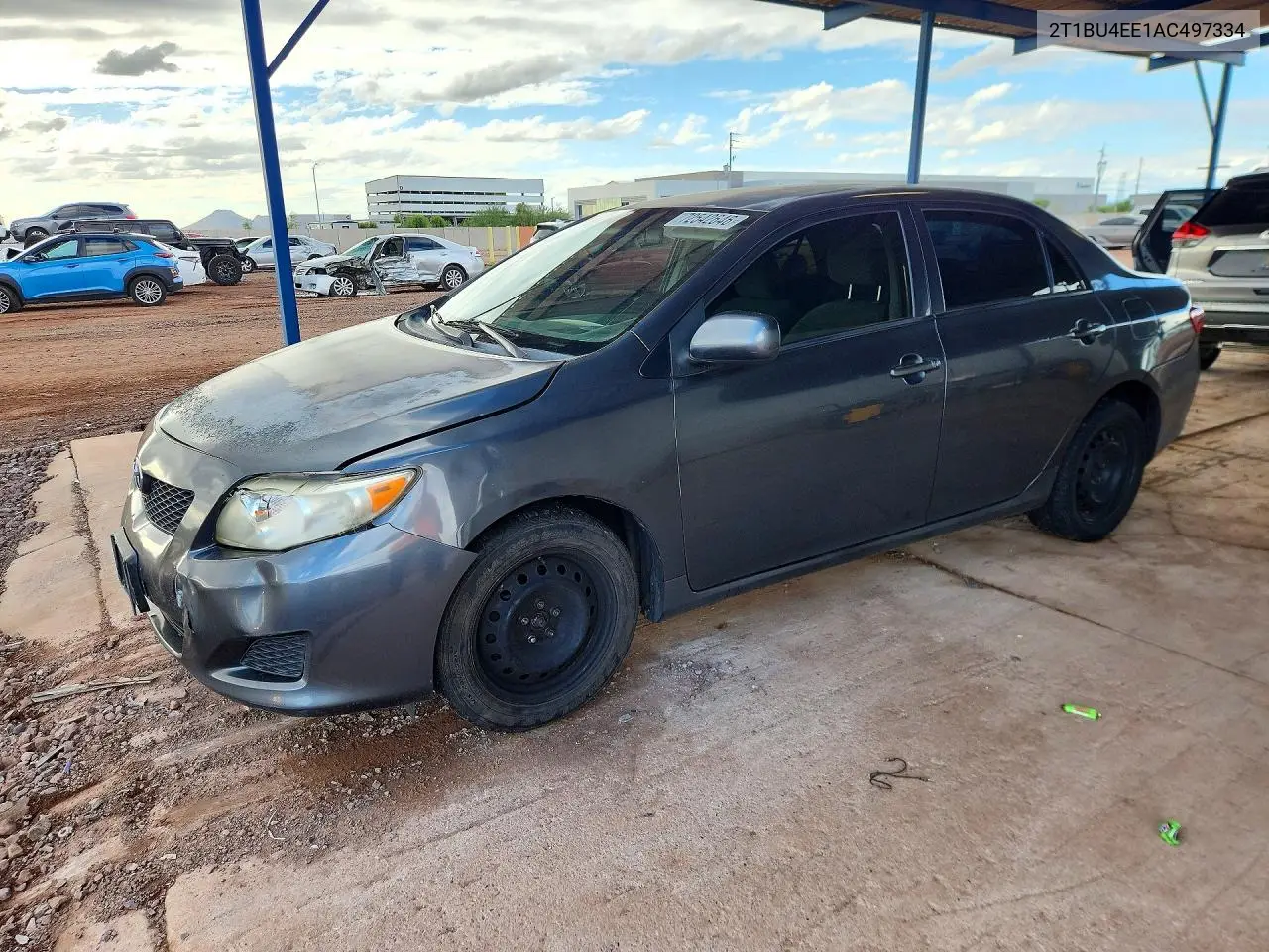 TOYOTA COROLLA 2010, VIN 2T1BU4EE1AC497334