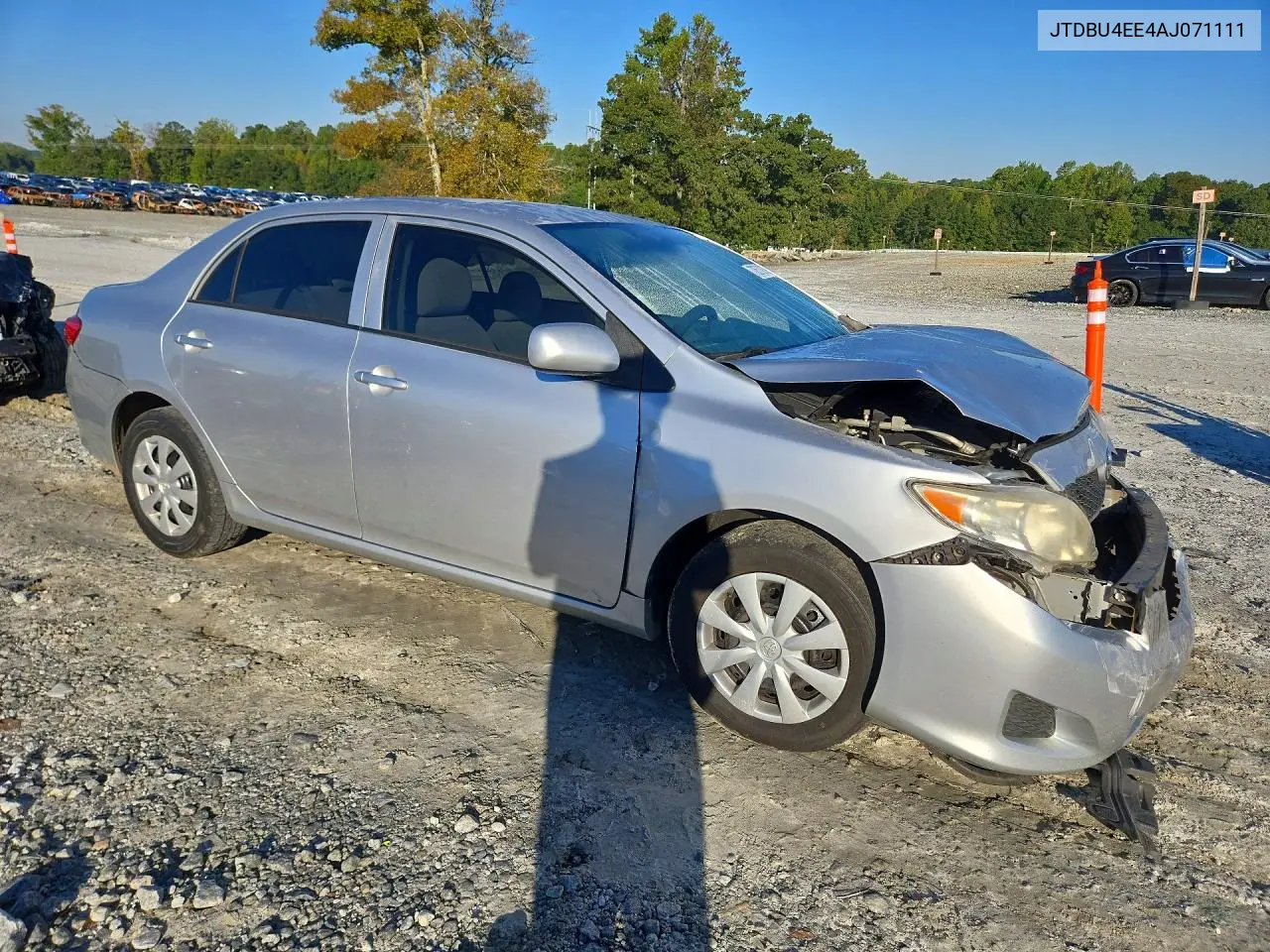 2010 TOYOTA COROLLA VIN JTDBU4EE4AJ071111 — фото 4