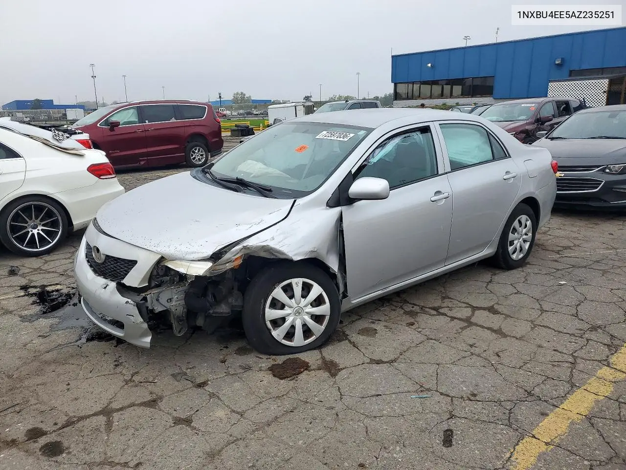 TOYOTA COROLLA 2010, VIN 1NXBU4EE5AZ235251