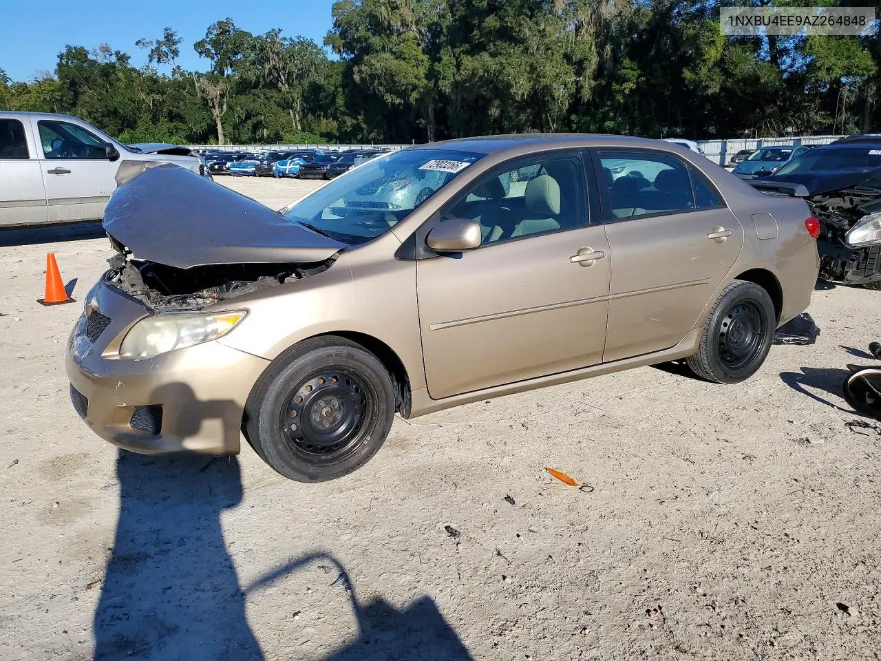 TOYOTA COROLLA 2010, VIN 1NXBU4EE9AZ264848