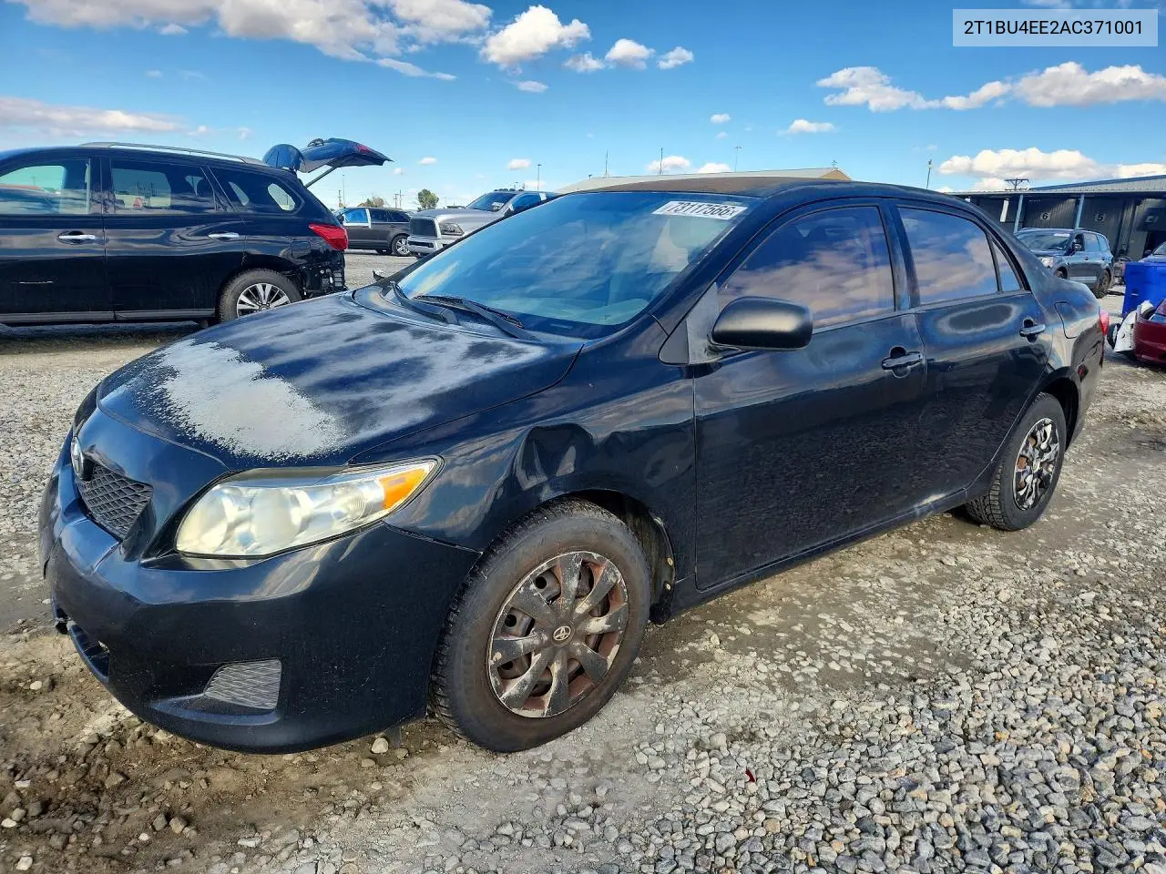 TOYOTA COROLLA 2010, VIN 2T1BU4EE2AC371001