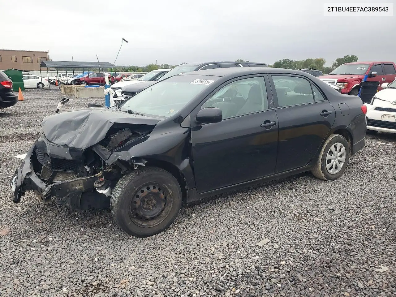 TOYOTA COROLLA 2010, VIN 2T1BU4EE7AC389543