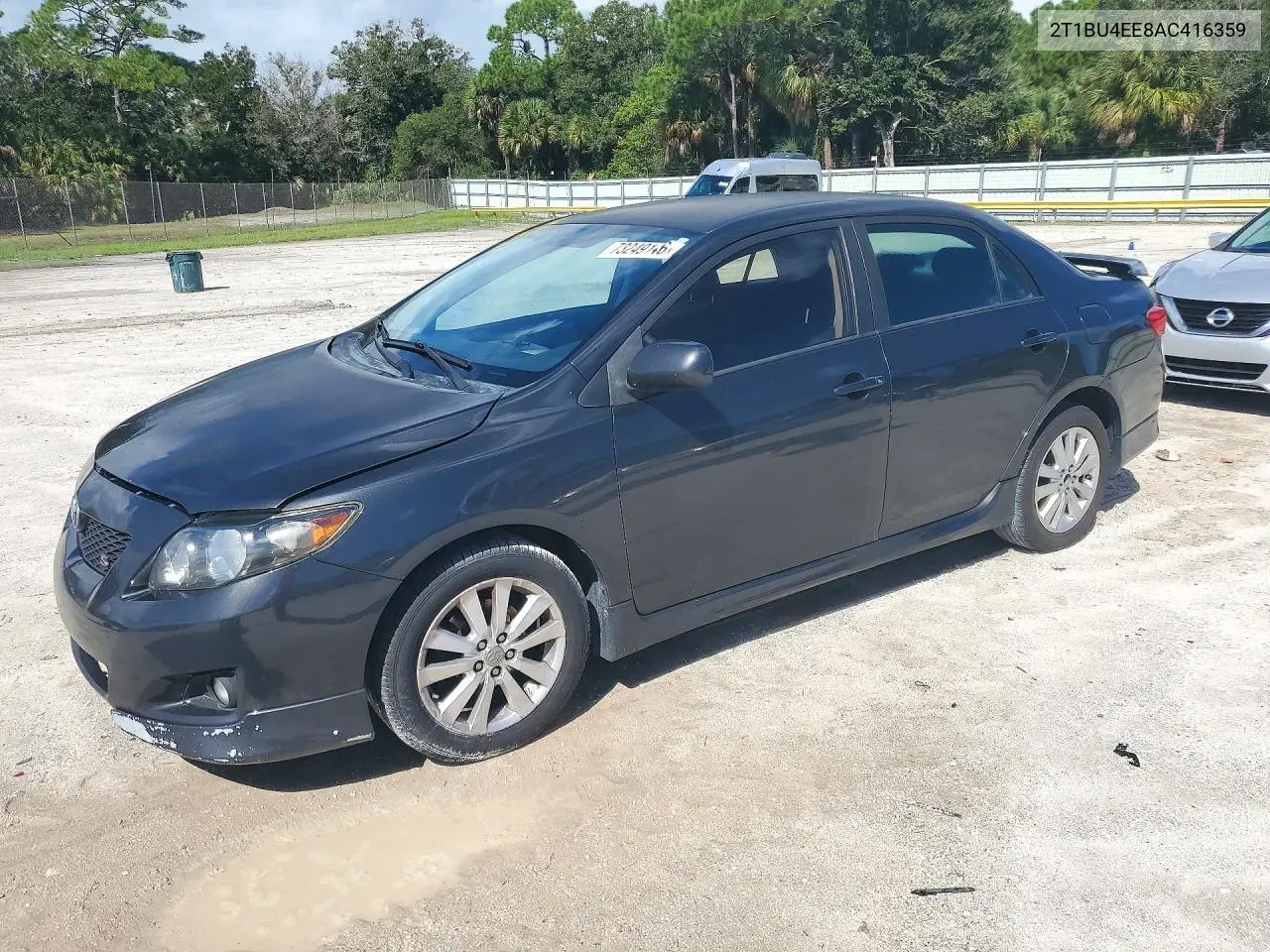 TOYOTA COROLLA 2010, VIN 2T1BU4EE8AC416359