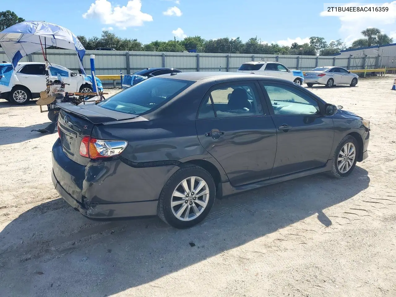 2010 TOYOTA COROLLA VIN 2T1BU4EE8AC416359 — фото 3