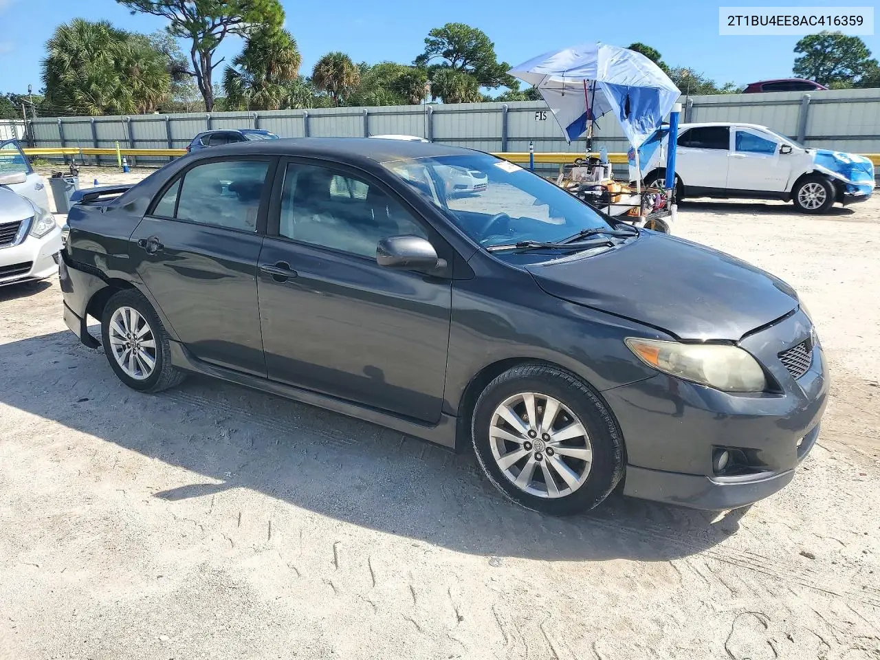 2010 TOYOTA COROLLA VIN 2T1BU4EE8AC416359 — фото 4