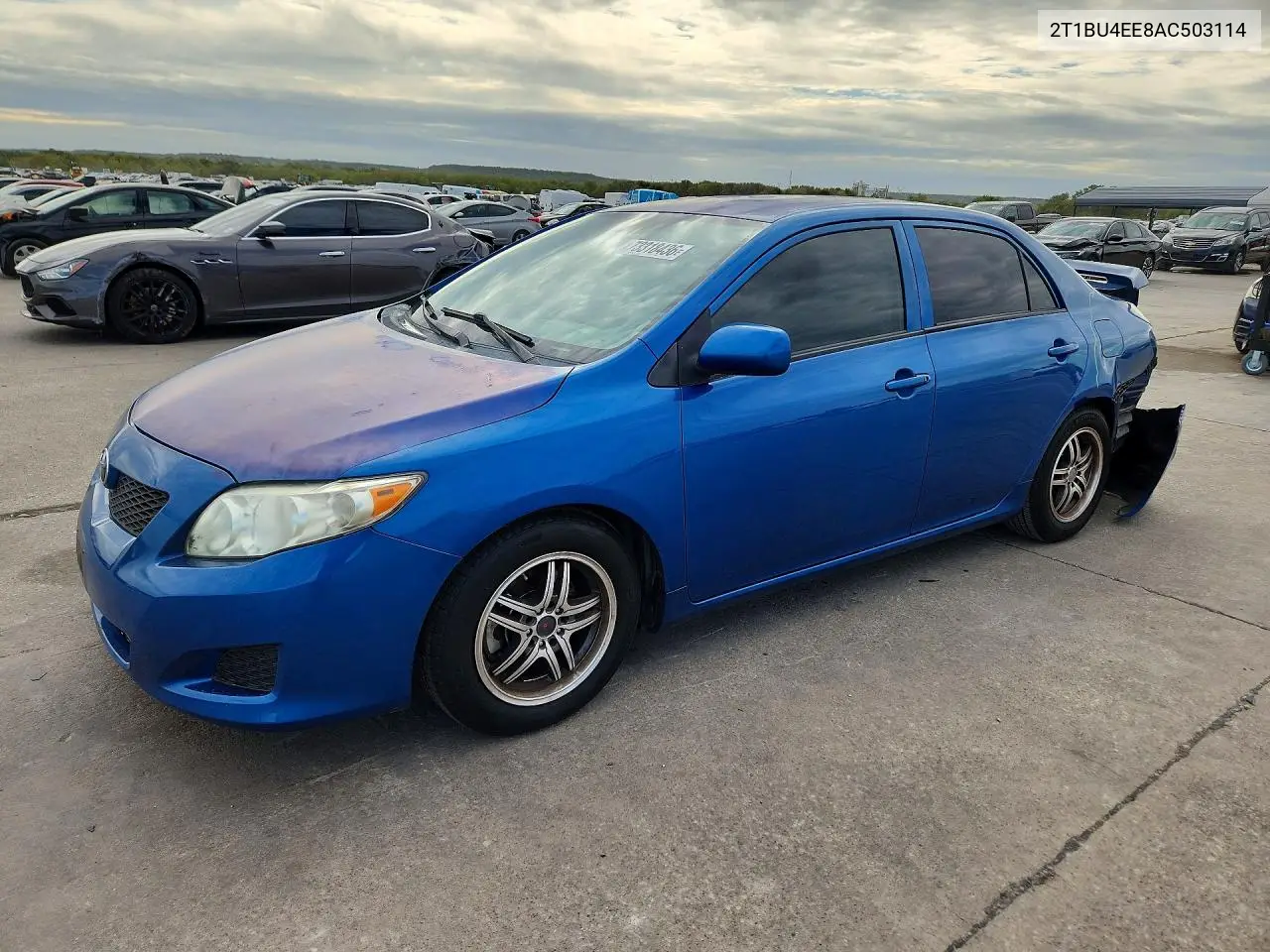 TOYOTA COROLLA 2010, VIN 2T1BU4EE8AC503114