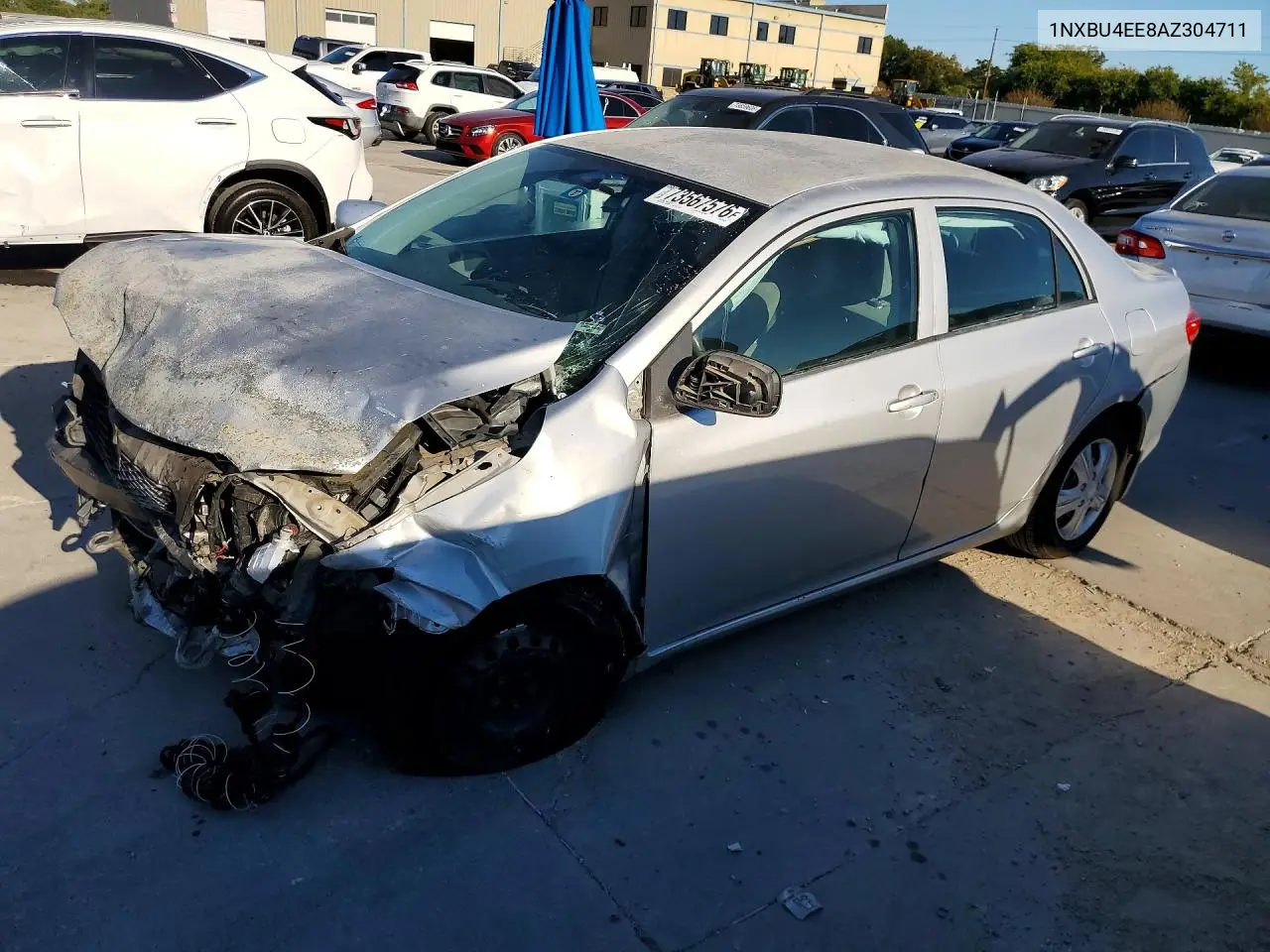 TOYOTA COROLLA 2010, VIN 1NXBU4EE8AZ304711