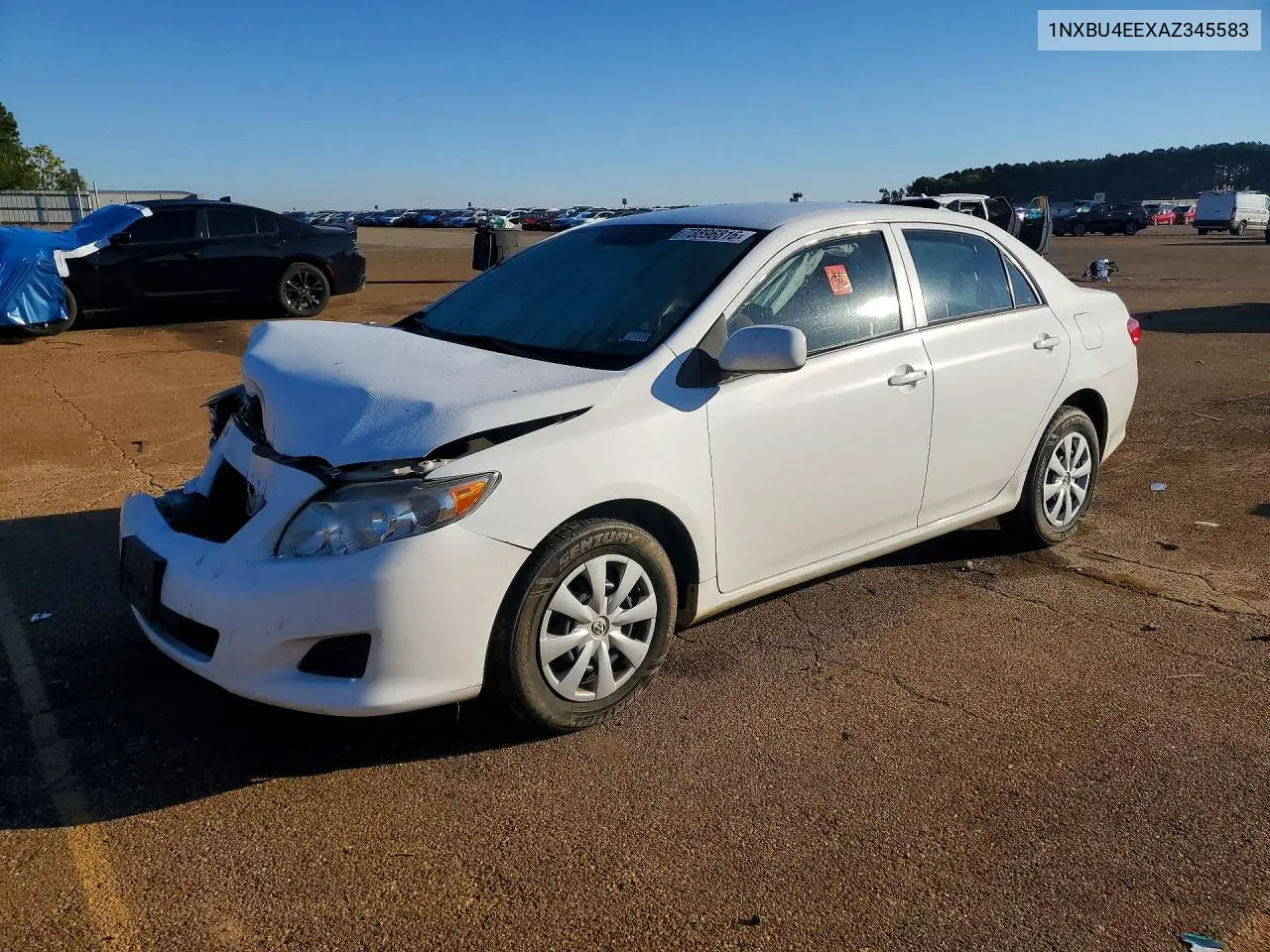 TOYOTA COROLLA 2010, VIN 1NXBU4EEXAZ345583