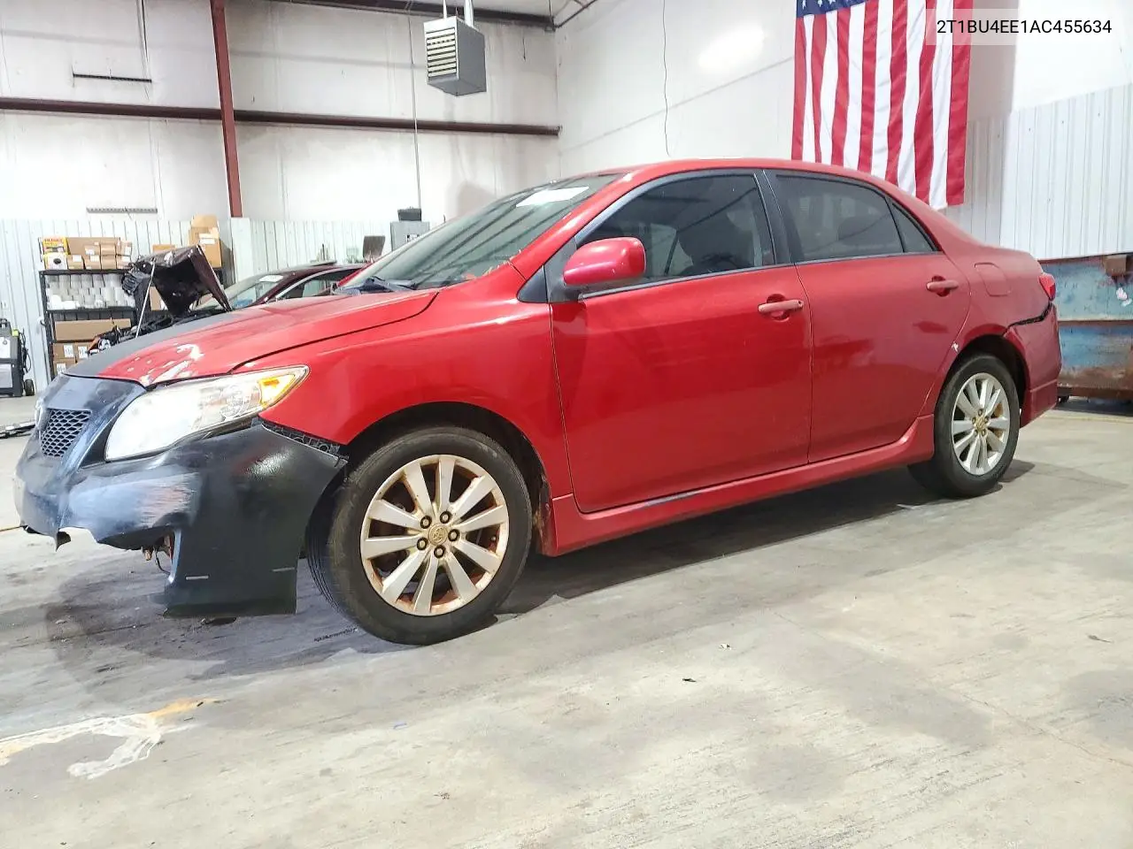 TOYOTA COROLLA 2010, VIN 2T1BU4EE1AC455634