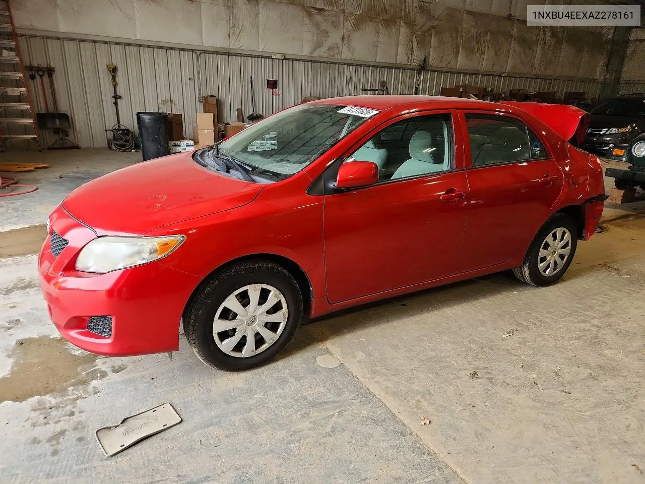 TOYOTA COROLLA 2010, VIN 1NXBU4EEXAZ278161