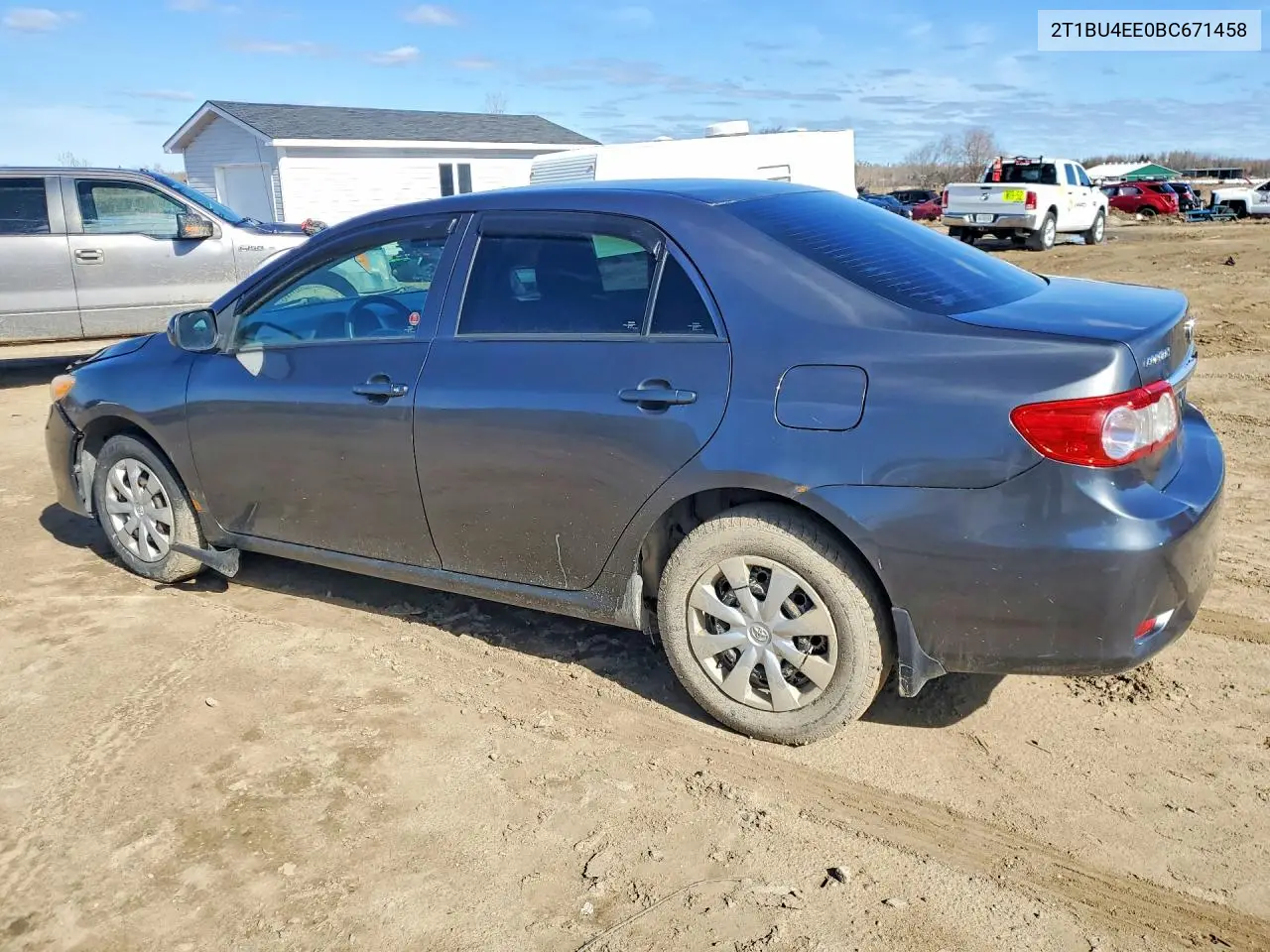 2011 TOYOTA COROLLA VIN 2T1BU4EE0BC671458 — фото 2