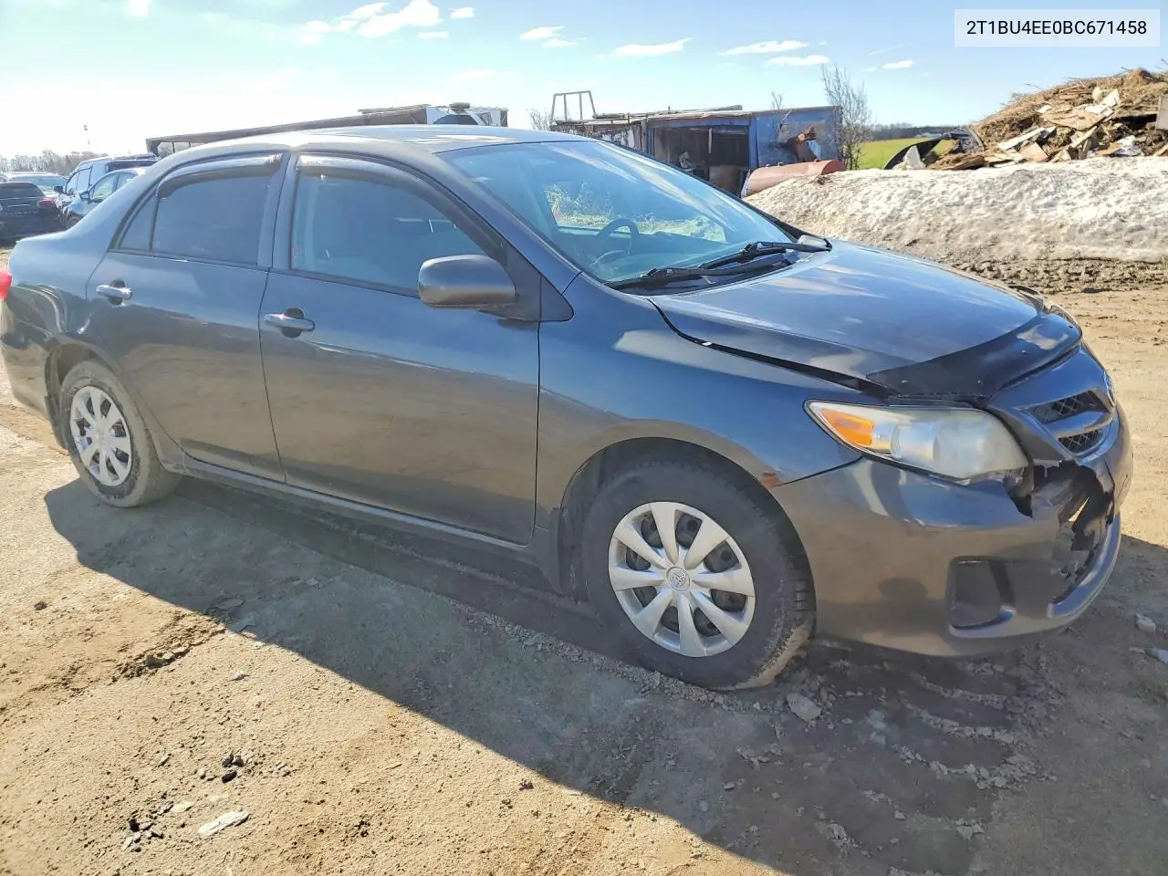 2011 TOYOTA COROLLA VIN 2T1BU4EE0BC671458 — фото 4