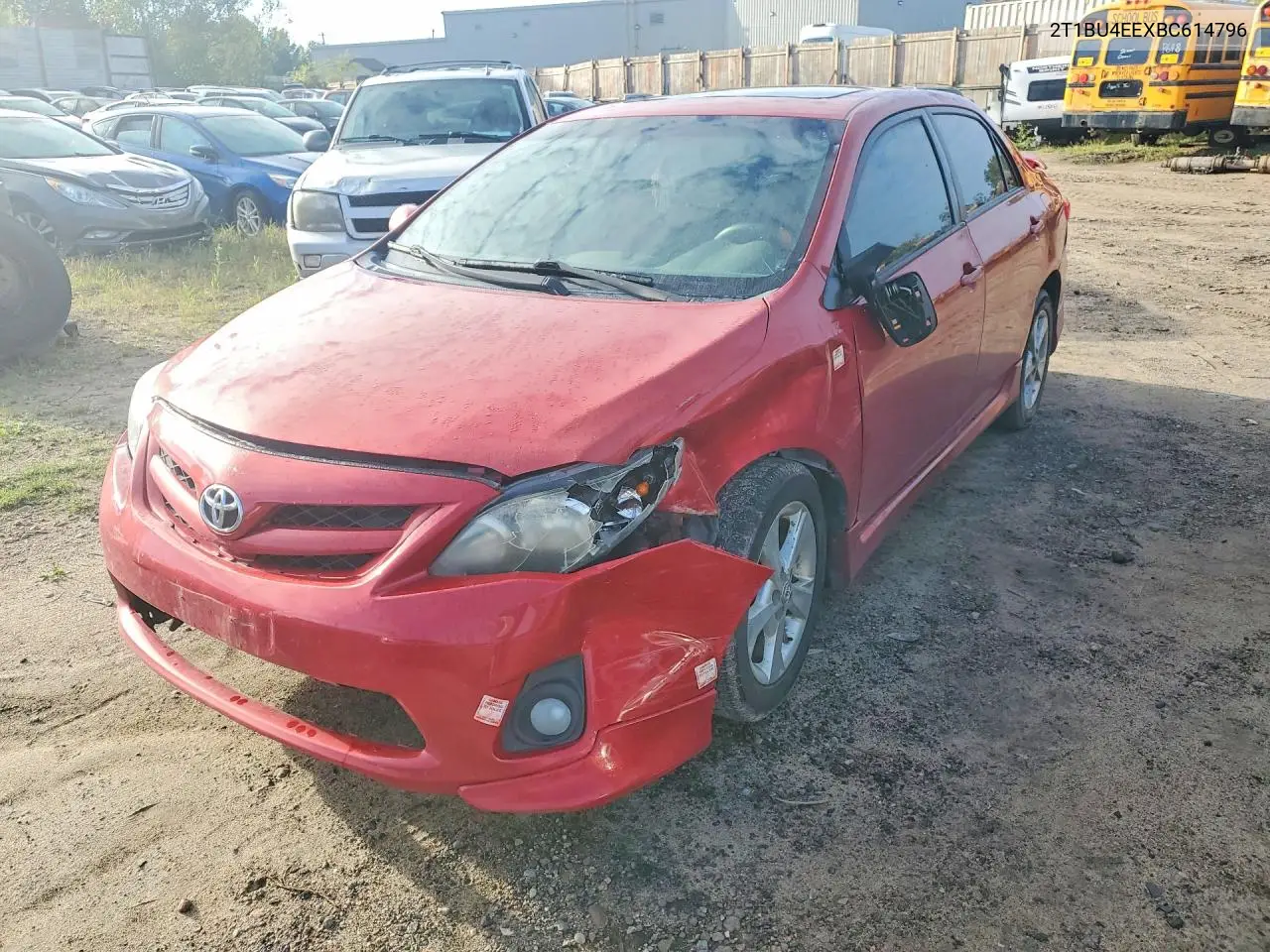 TOYOTA COROLLA 2011, VIN 2T1BU4EEXBC614796