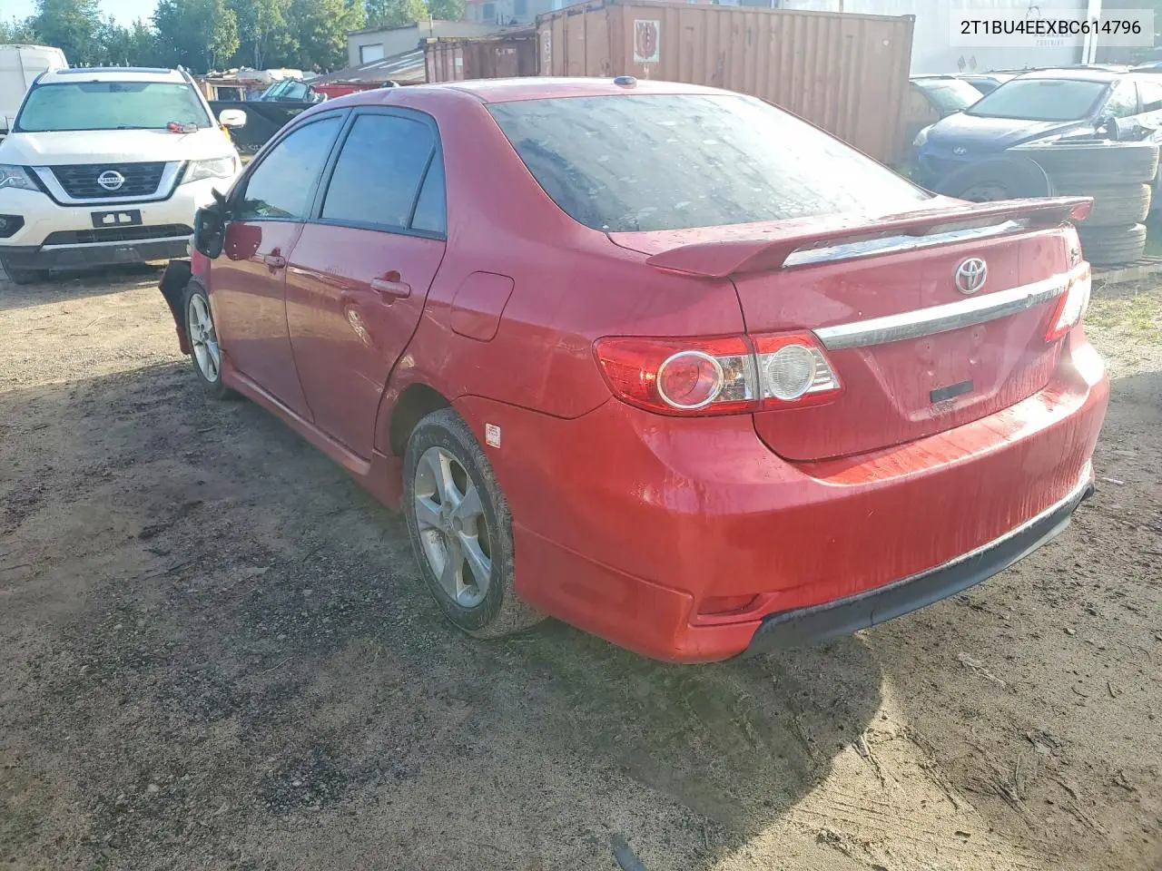 2011 TOYOTA COROLLA VIN 2T1BU4EEXBC614796 — фото 2