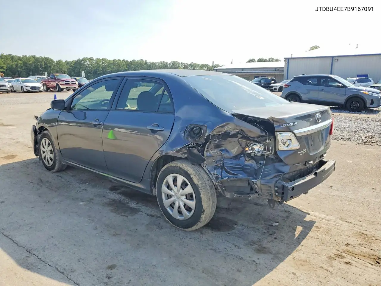 2011 TOYOTA COROLLA VIN JTDBU4EE7B9167091 — фото 2