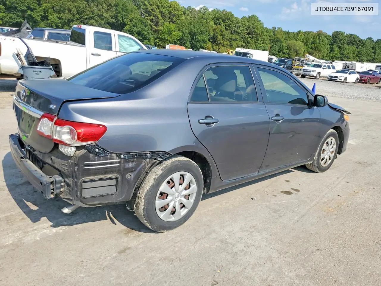 2011 TOYOTA COROLLA VIN JTDBU4EE7B9167091 — фото 3