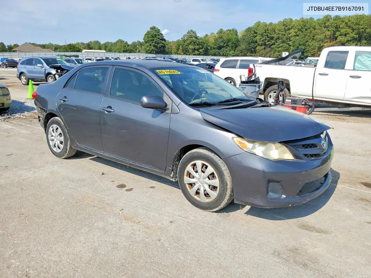 2011 TOYOTA COROLLA VIN JTDBU4EE7B9167091 — фото 4