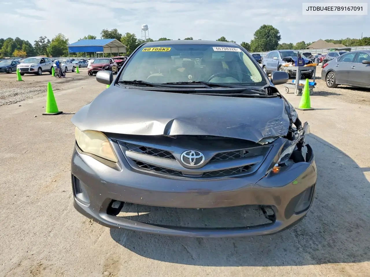 2011 TOYOTA COROLLA VIN JTDBU4EE7B9167091 — фото 5
