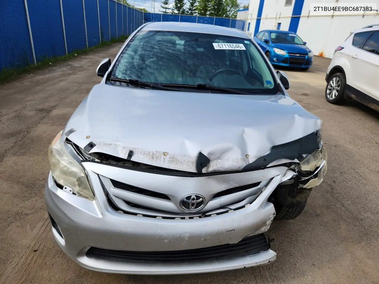 2011 TOYOTA COROLLA VIN 2T1BU4EE9BC687383 — фото 5
