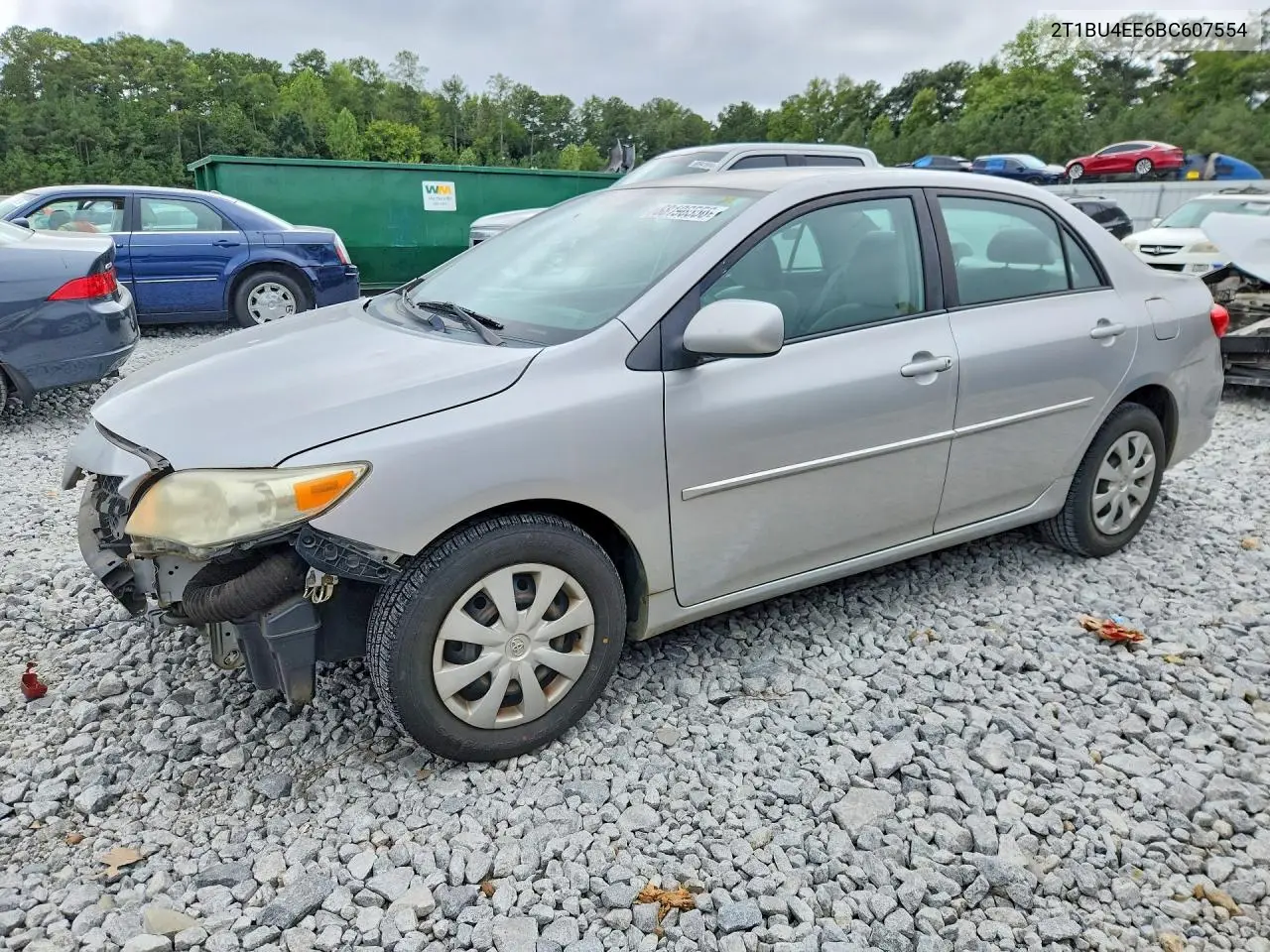 TOYOTA COROLLA 2011, VIN 2T1BU4EE6BC607554