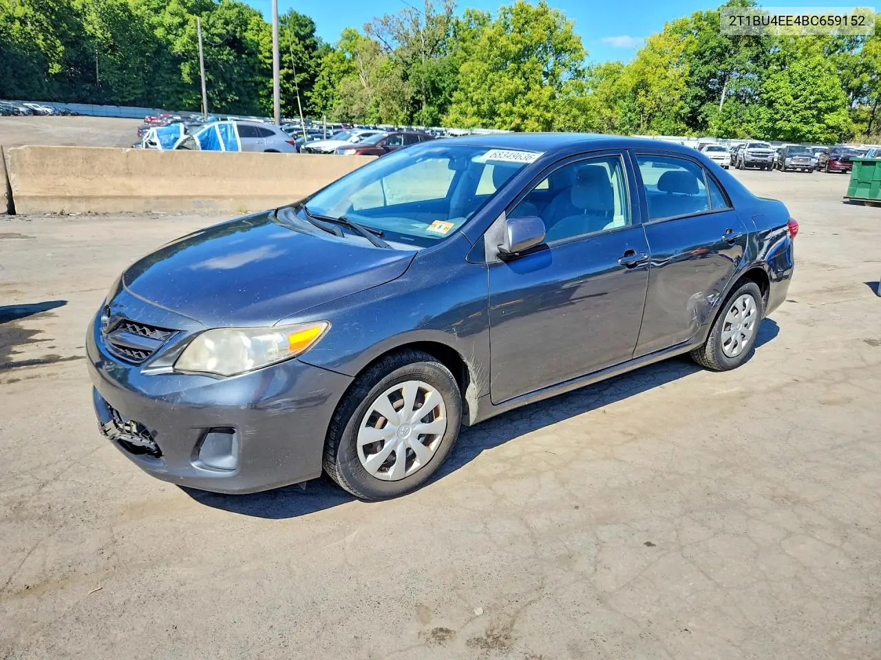 TOYOTA COROLLA 2011, VIN 2T1BU4EE4BC659152