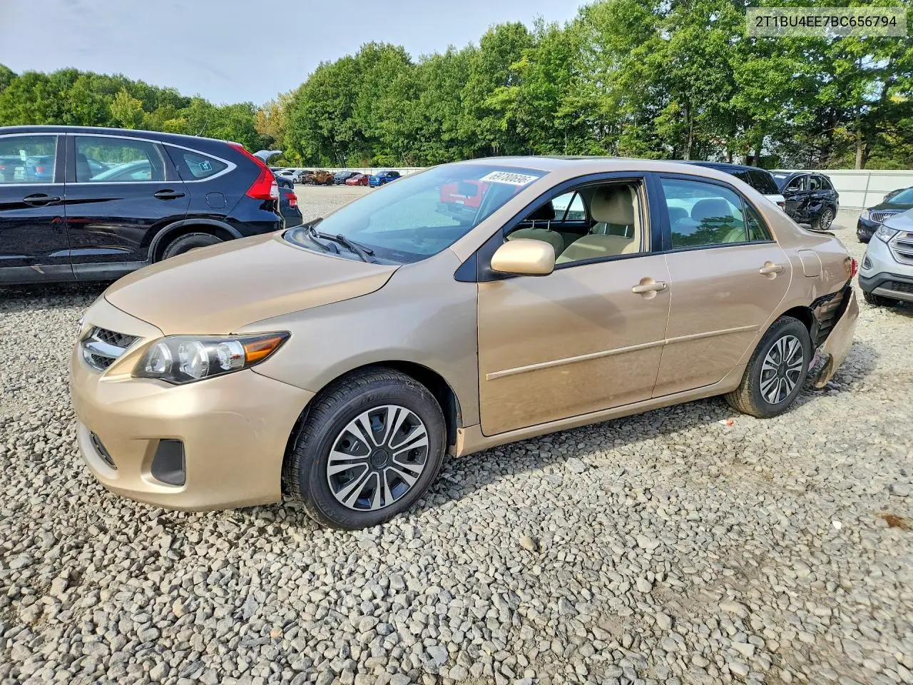 TOYOTA COROLLA 2011, VIN 2T1BU4EE7BC656794